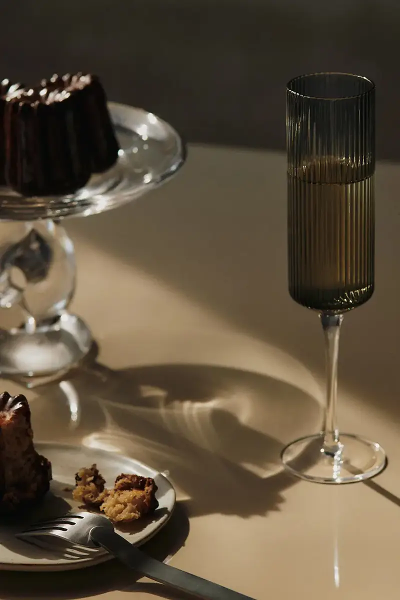 portadolci alzata decorativa Damo Glass Centrepiece 21 cm Transparente miniatura 3