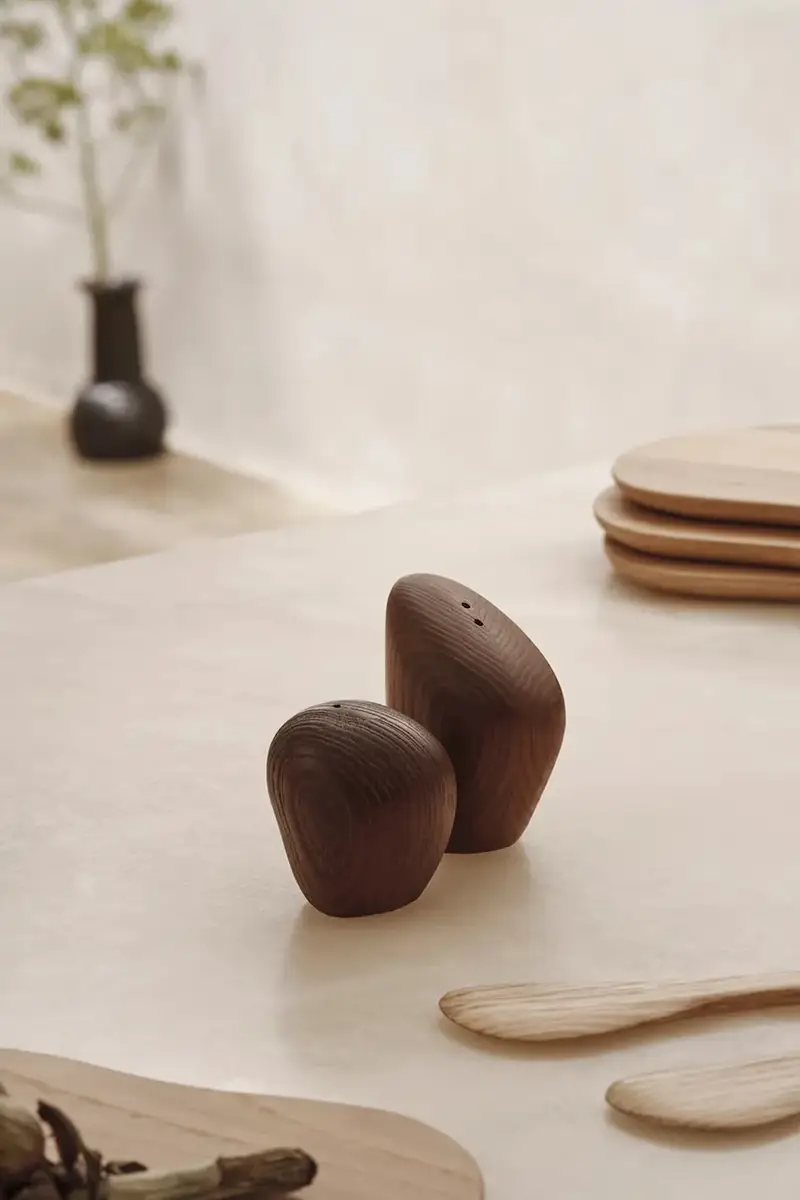 saliera e pepiera colore marrone miniatura 2