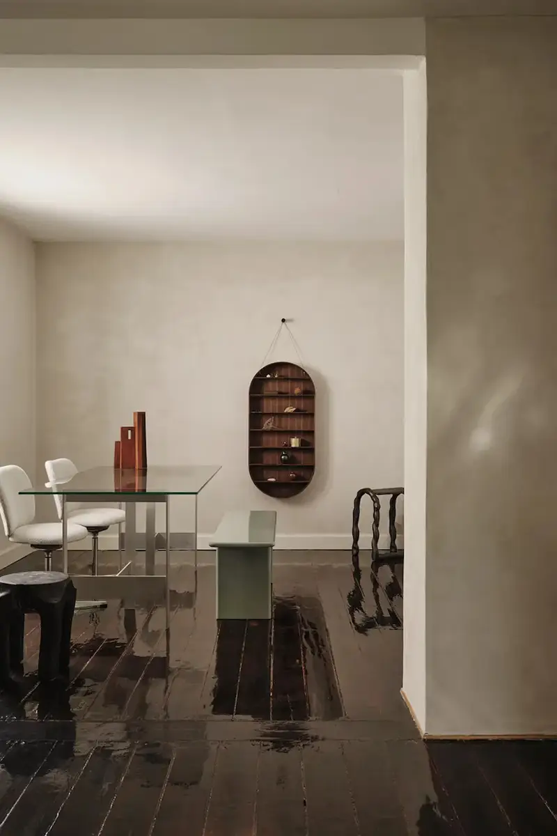 scaffale a parete Oval Dorm colore marrone miniatura 3