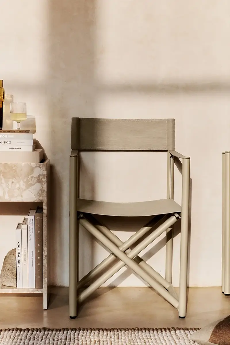 sedia pieghievole Voya colore beige miniatura 5