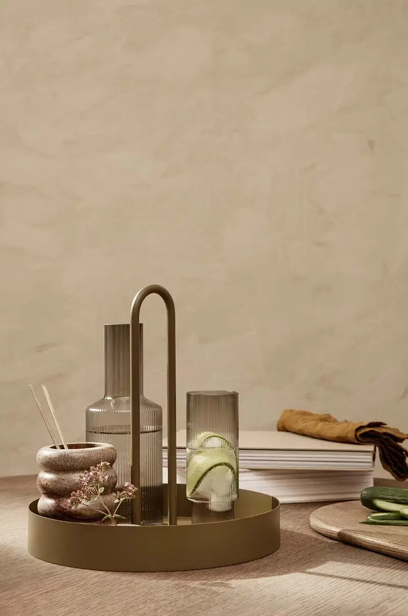 set bicchieri da drink Ripple Long Drink Glasses pacco da 4 Grigio miniatura 4