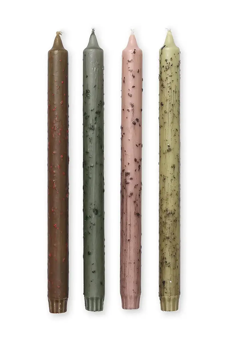 set candele pacco da 4 Multicolore