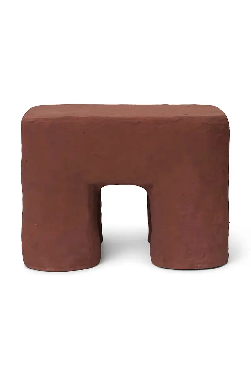 sgabello Podo Stool colore granata miniatura 2