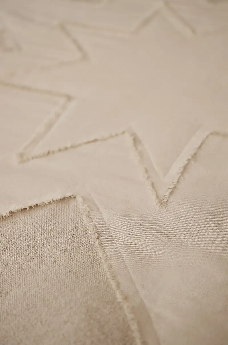 tappetino per albero di natale Vela Star Christmas Beige miniatura 2