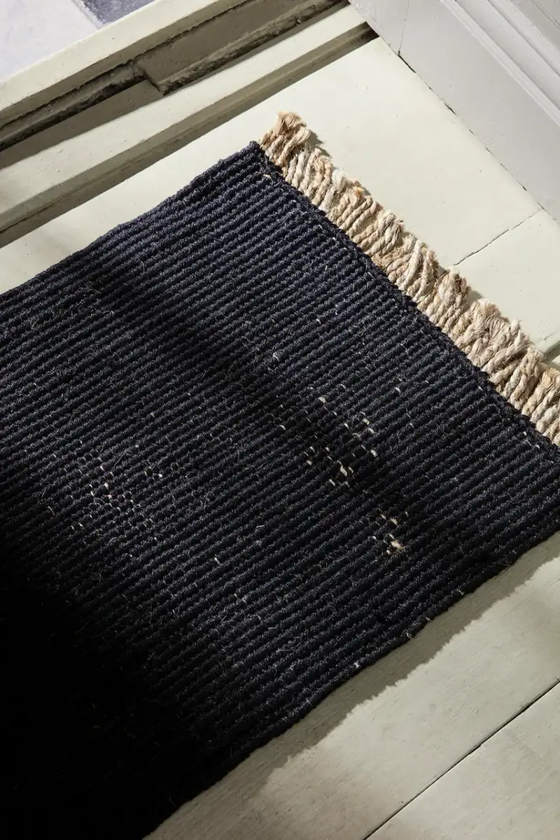 tappeto da bagno Block Mat colore nero miniatura 2