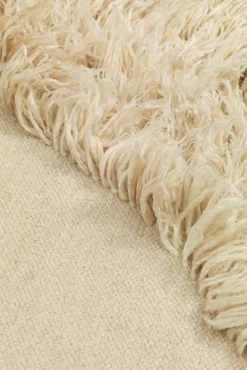 tappeto di lana Norte Rug colore beige miniatura 2