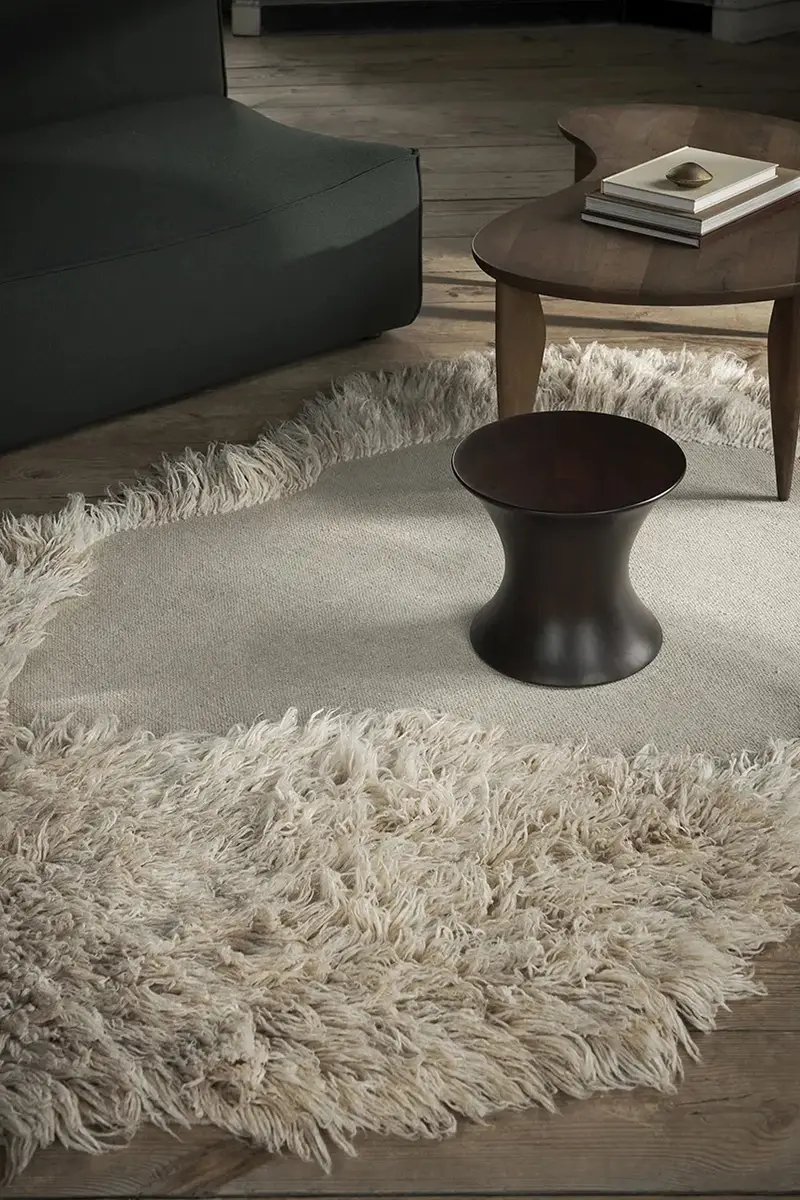 tappeto di lana Norte Rug colore beige miniatura 4