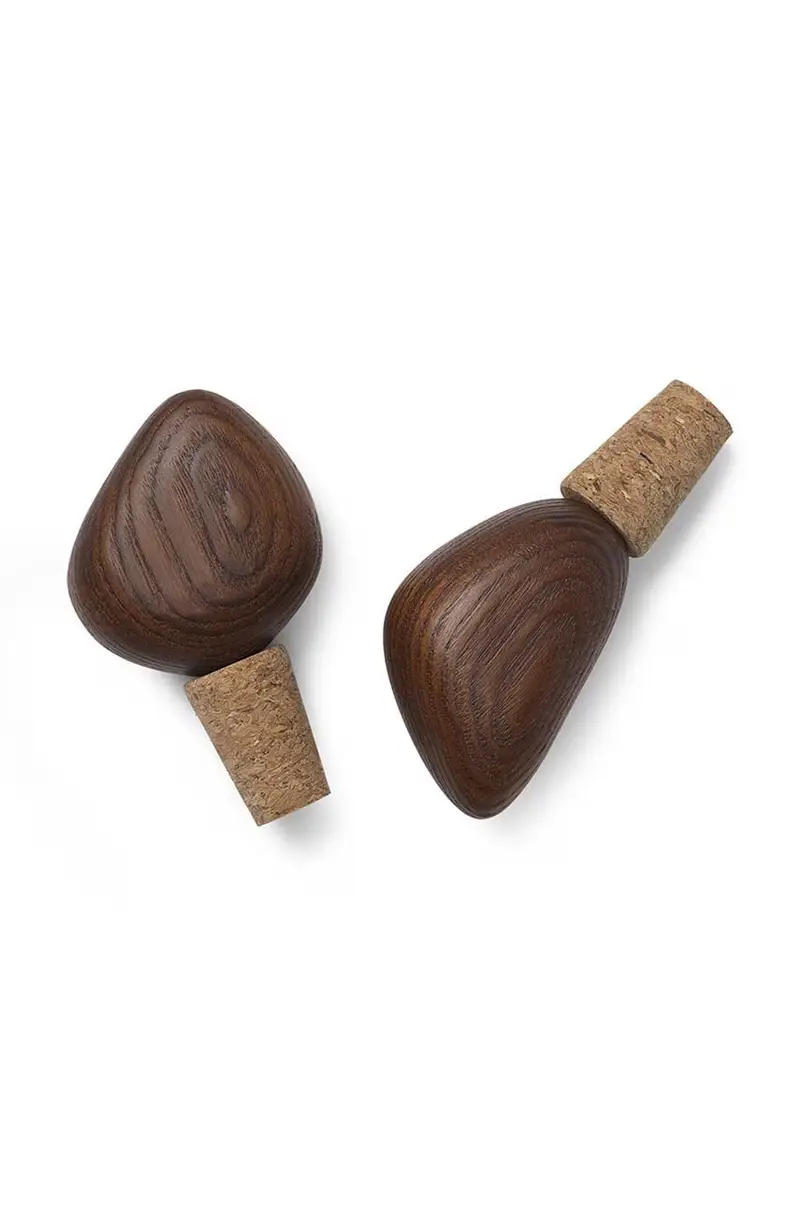 tappo da vino Cairn Wine Stoppers pacco da 2 Marrone
