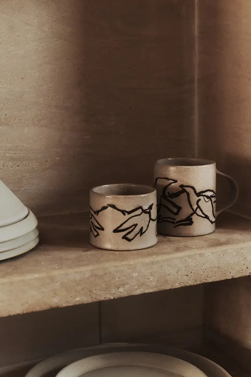 tazza Vuelo Mug 300 ml colore beige miniatura 3