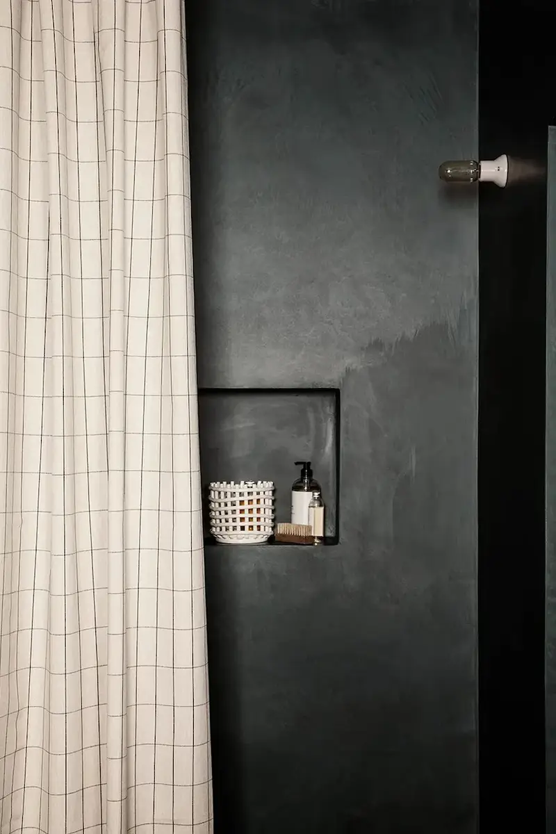 tenda da doccia Chambray Beige miniatura 2