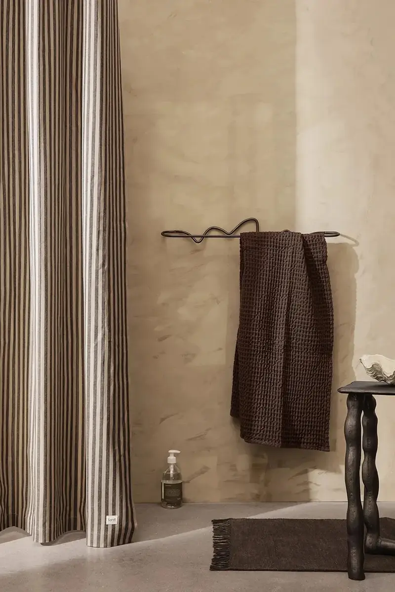 tenda da doccia Chambray Multicolore miniatura 2