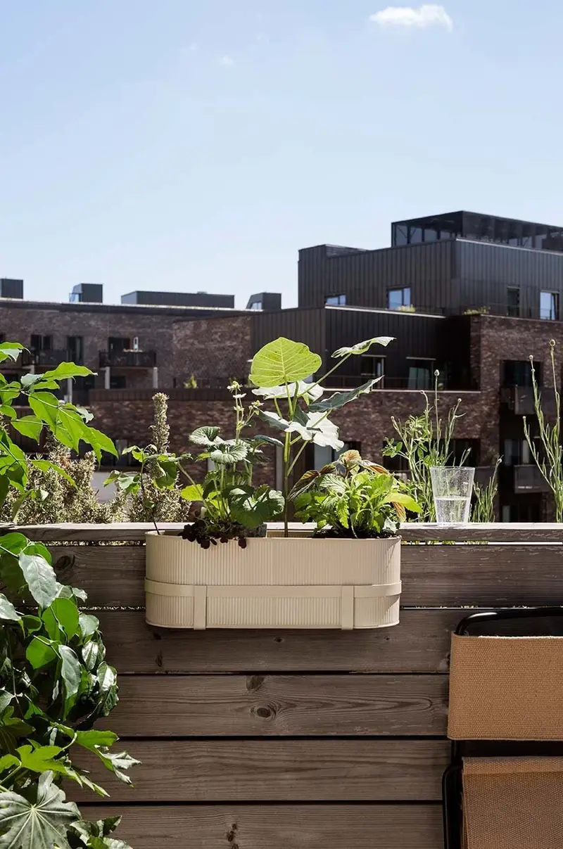 vaso da balcone Bau Beige miniatura 3