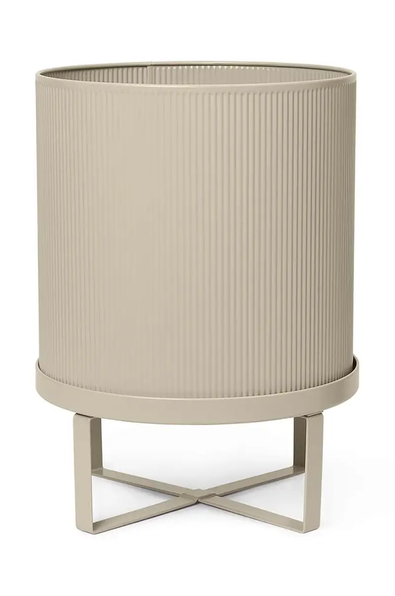 vaso da fiori con telaio Bau Pot Beige
