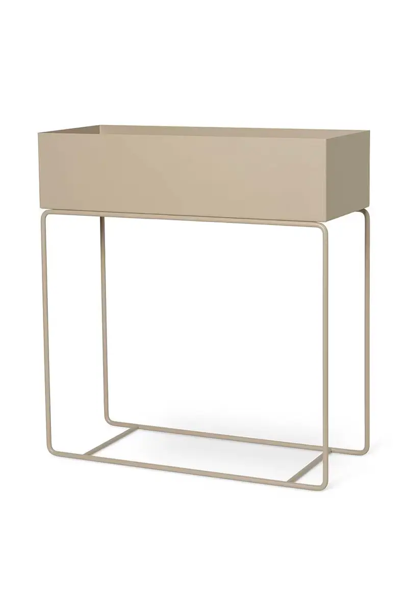 vaso da fiori con telaio Plant Box Beige miniatura 2