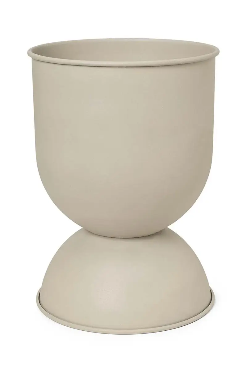 vaso da fiori Hourglass Pot L Beige