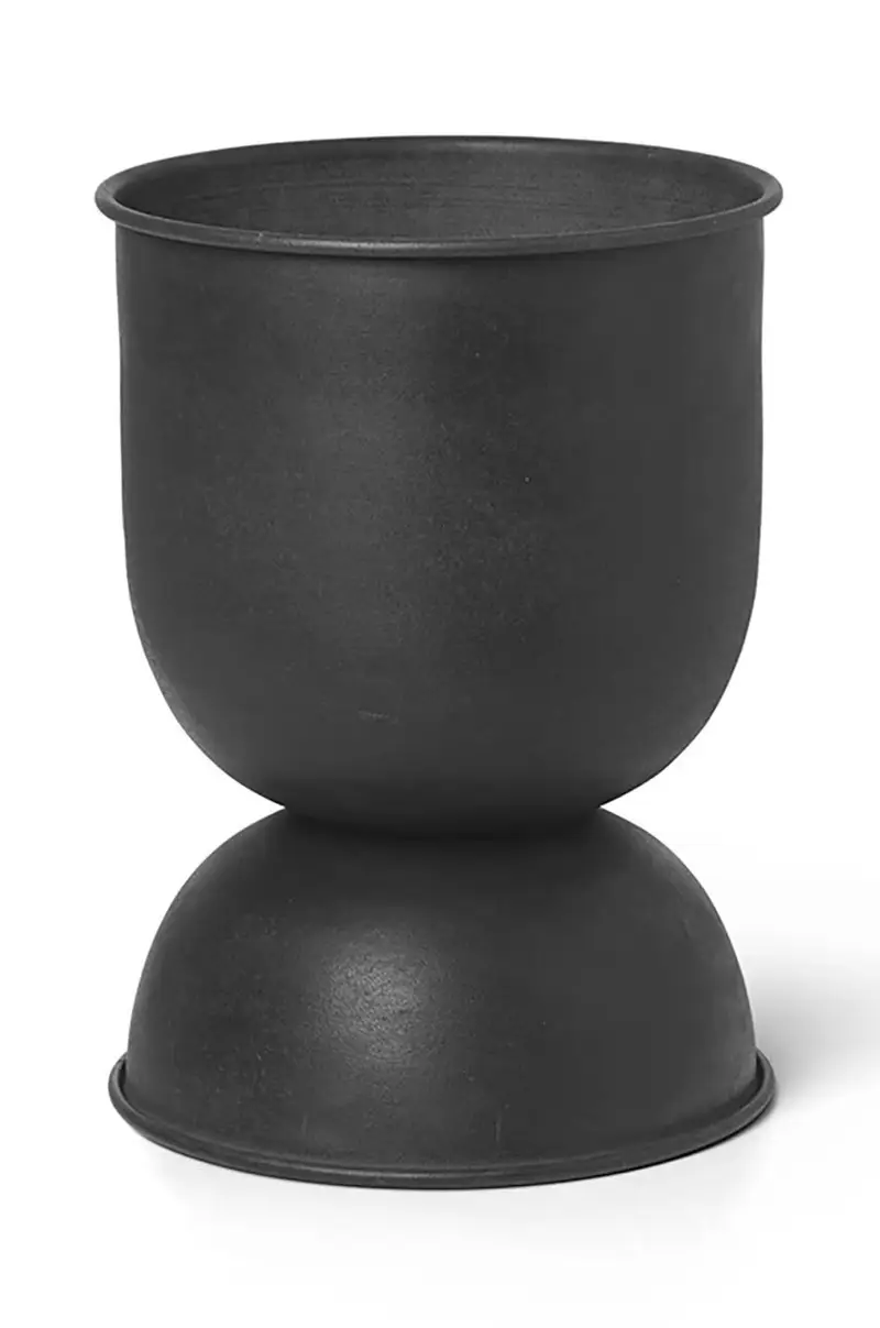vaso da fiori Hourglass Pot XS Nero