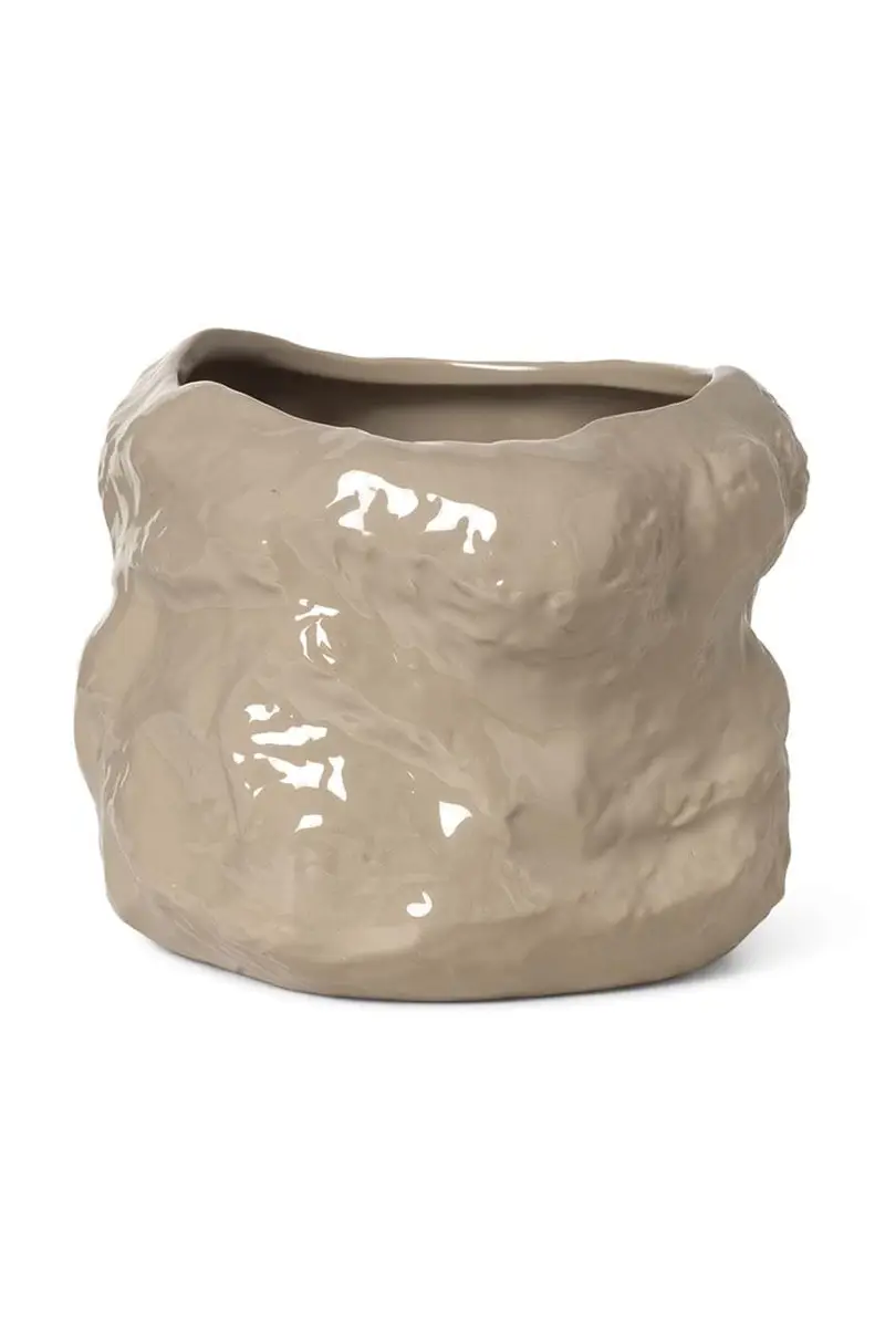 vaso da fiori Tuck Pot Beige