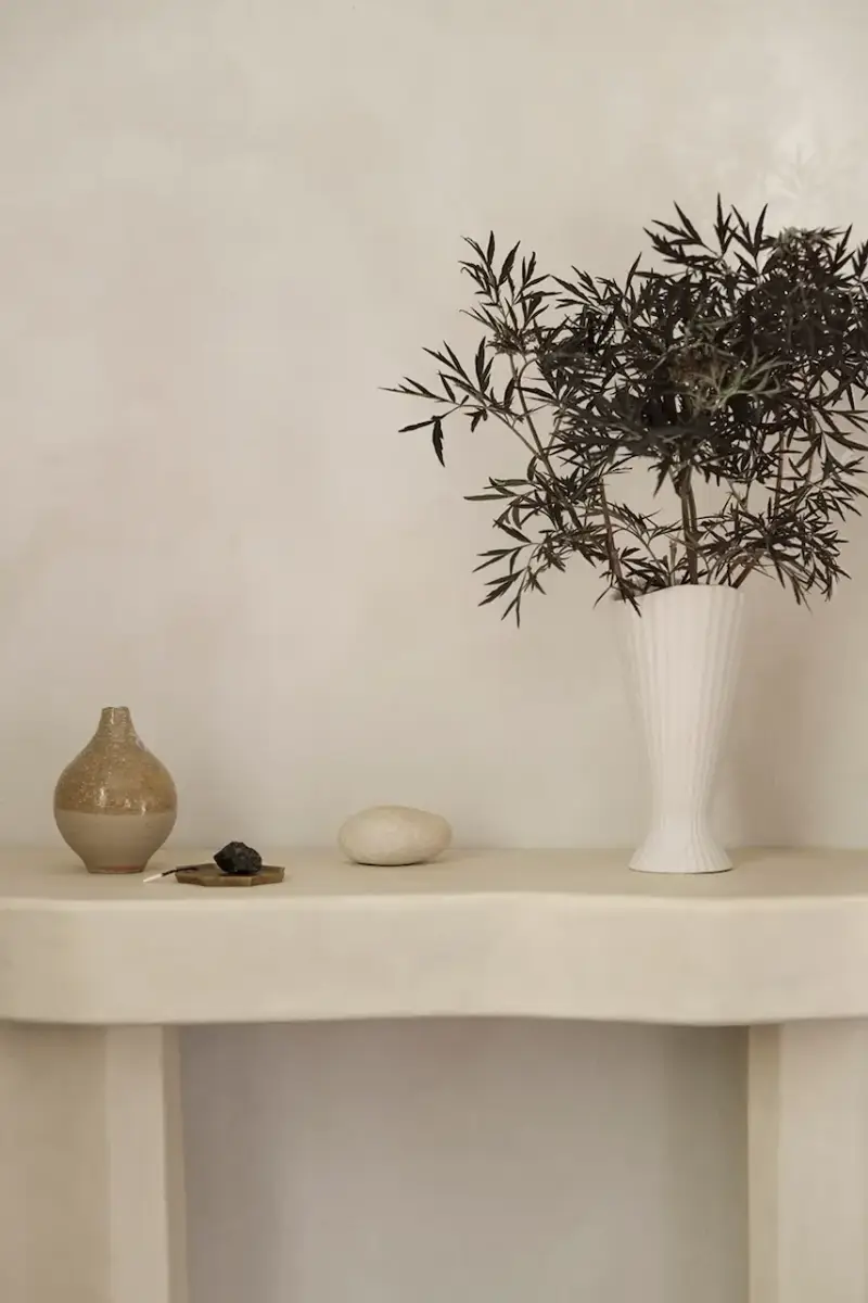 vaso decorativo Fountain Bianco miniatura 3