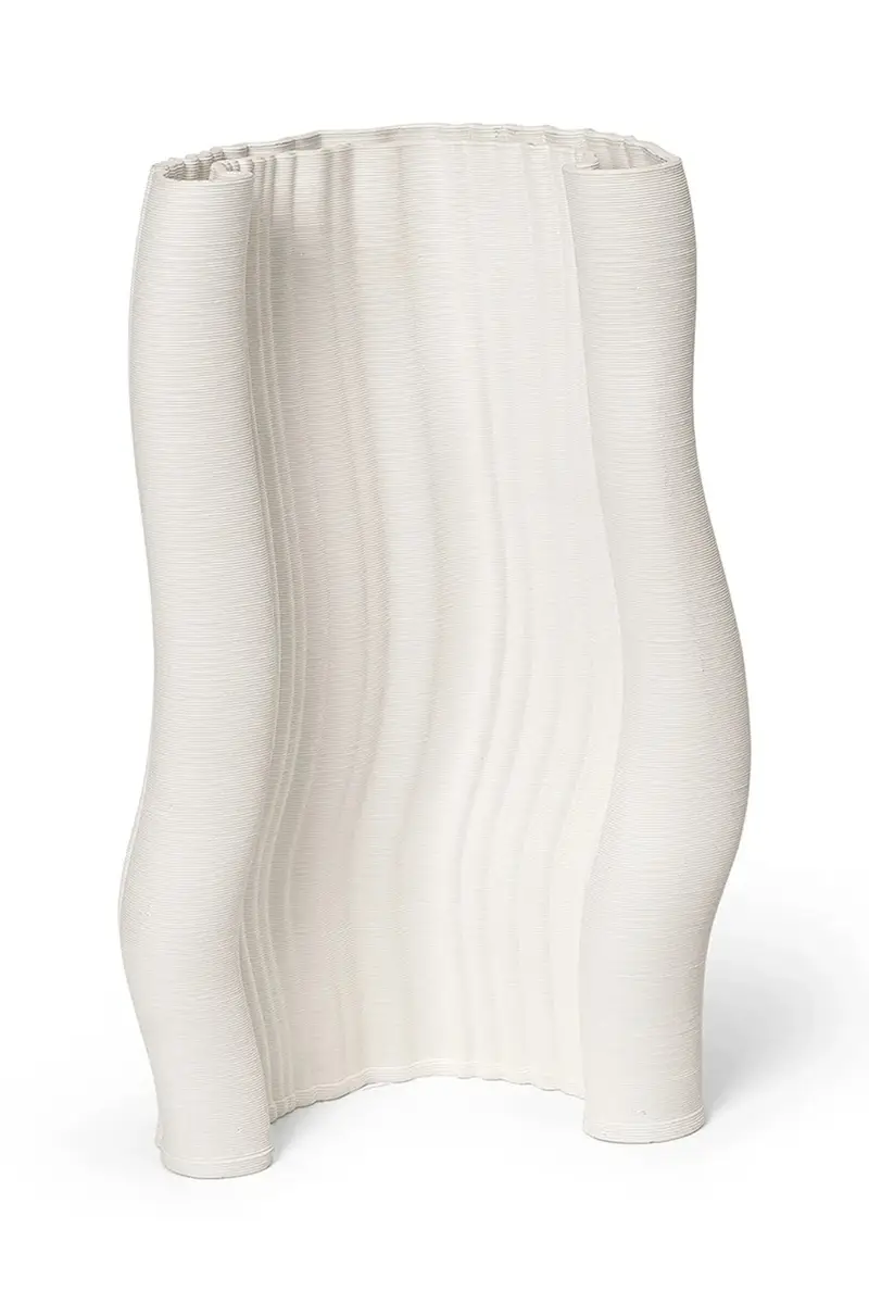vaso decorativo Moire Bianco