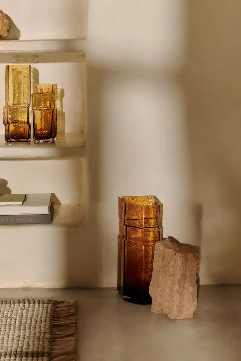 vaso decorativo Muro Vase Giallo miniatura 3