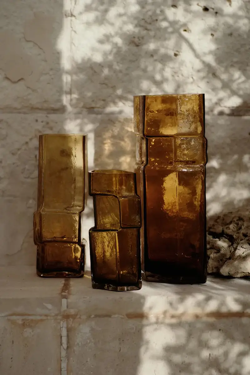 vaso decorativo Muro x Utzon Giallo miniatura 2