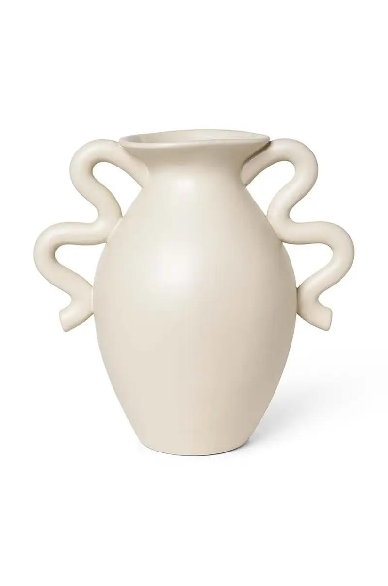 vaso decorativo Verso Table Vase Beige