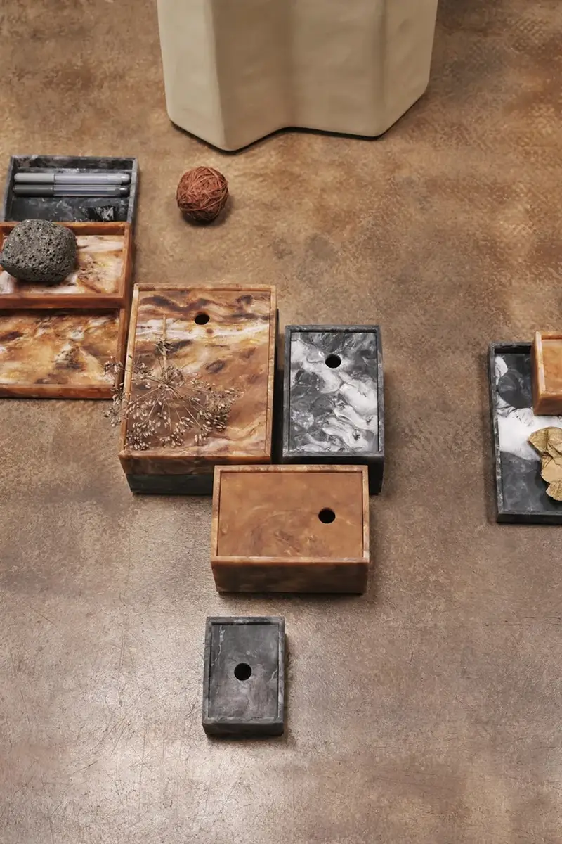 vasoio decorativo Mist Tray Multicolore miniatura 5