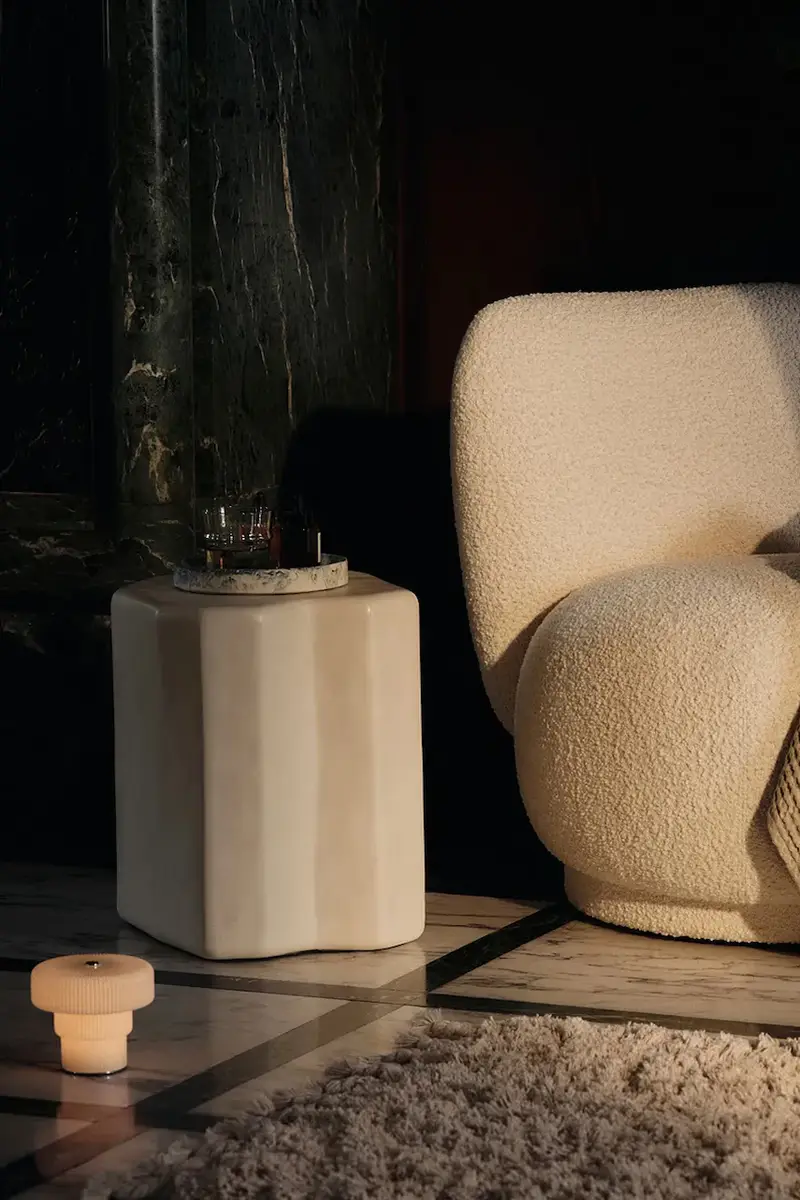 vassoio decorativo Mist 30 cm Turchese miniatura 3