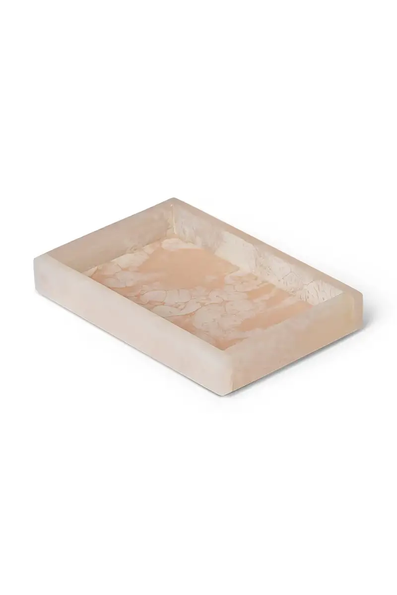 vassoio decorativo Mist Tray 10 x 15 cm colore rosa