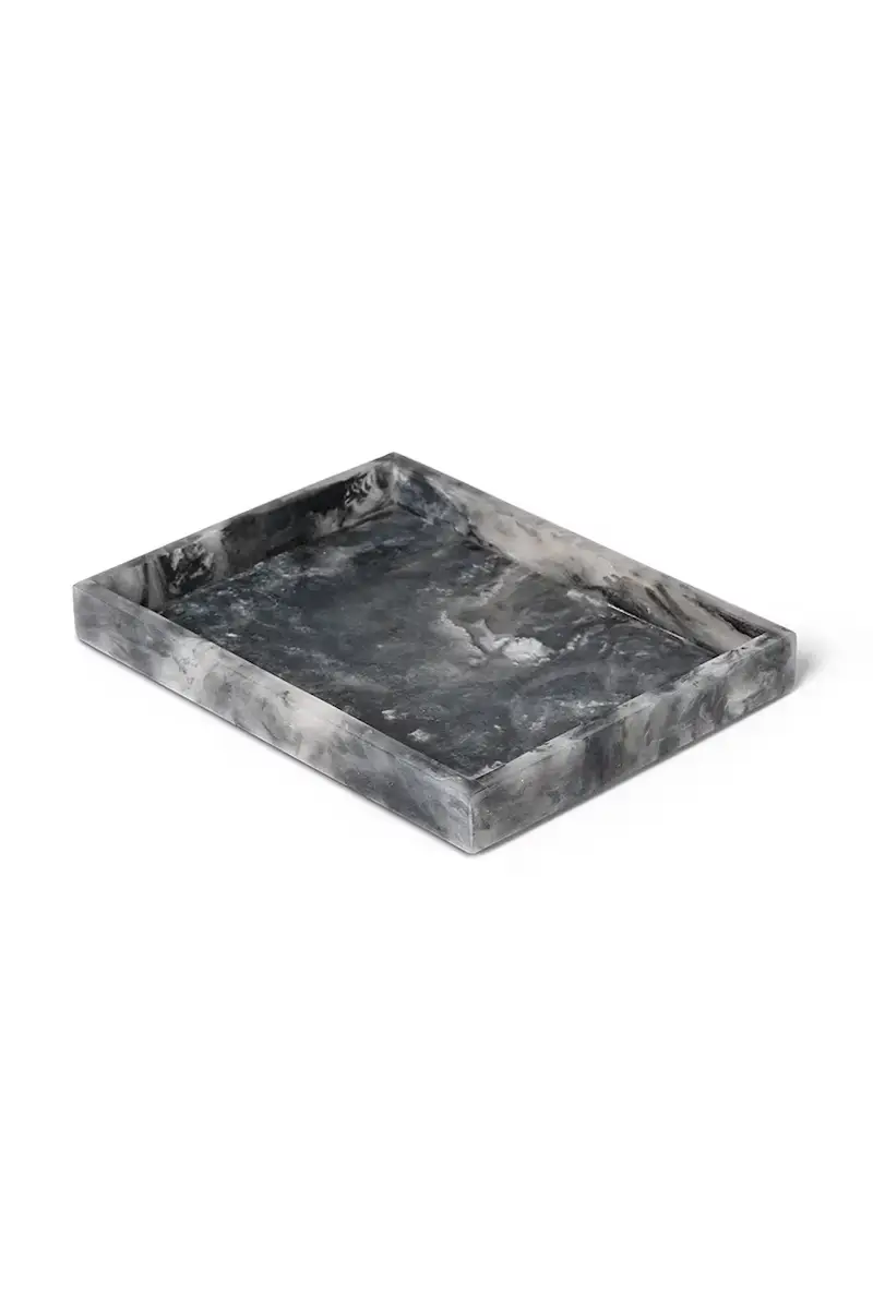 vassoio decorativo Mist Tray 15 x 20 cm Grigio