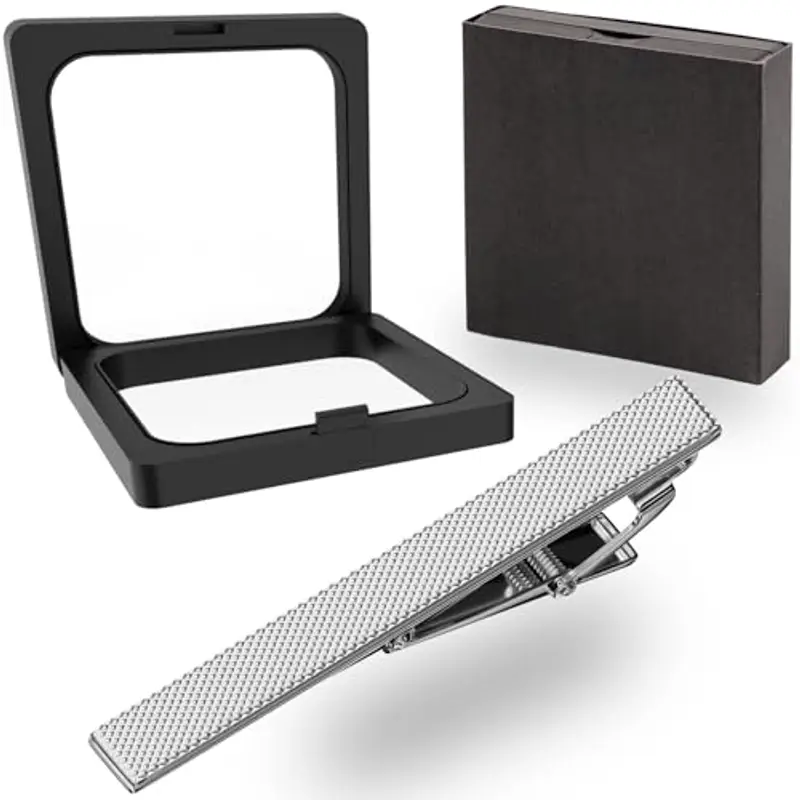 Fermacravatta Idea Regalo per Uomo - Anniversario, Natale, San Valentino, Compleanno, Laurea, Matrimonio, Festa, Nuovo