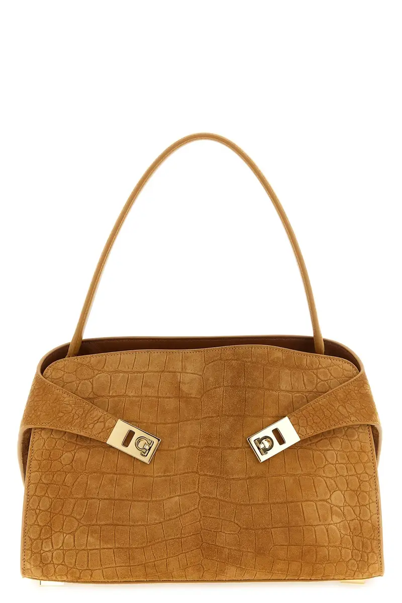 Borsa A Spalla Hug Soft (M) Marrone