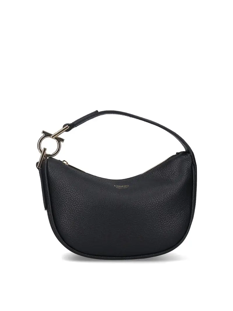 Borsa Mini Hobo Nero