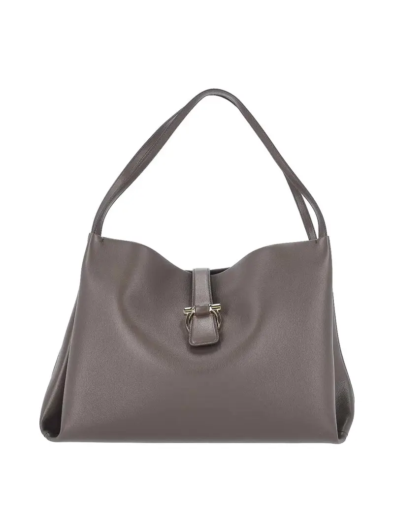Borsa Tote Grande Grigio