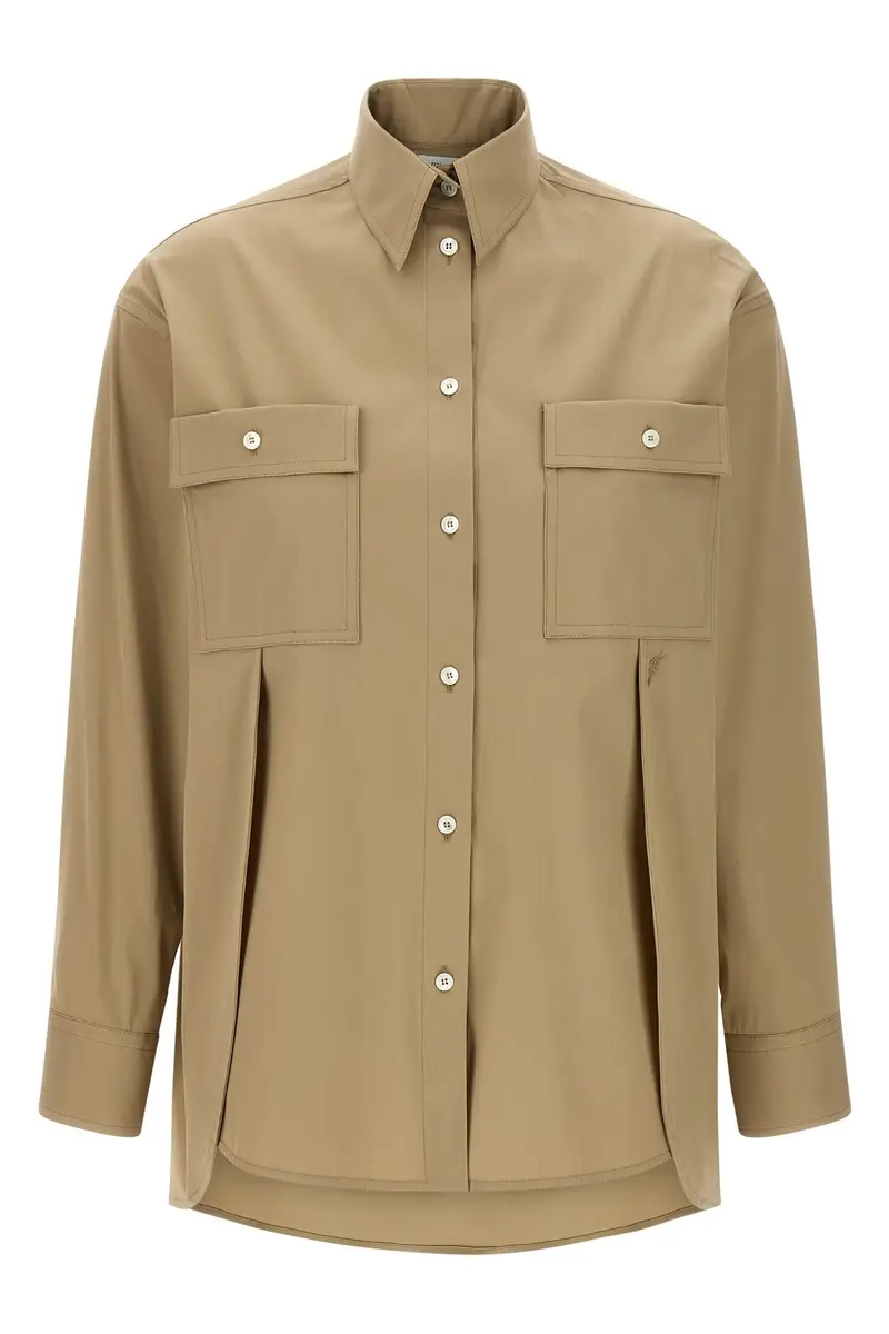 Camicia Pannelli Beige