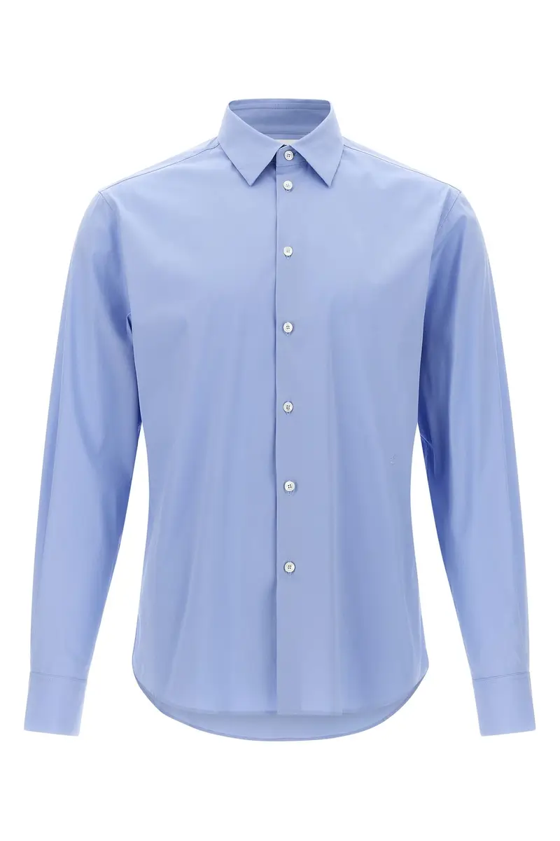 Camicia Popeline Azzurro