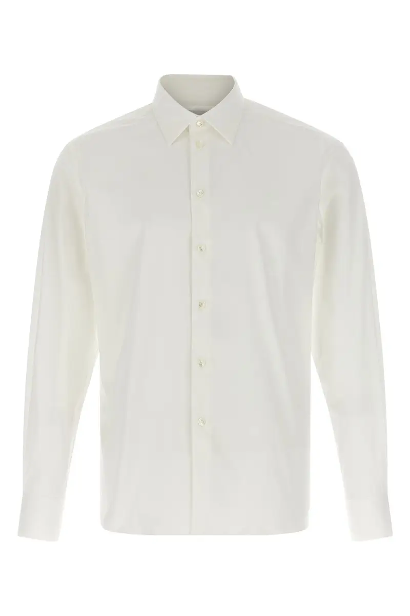 Camicia Popeline Bianco