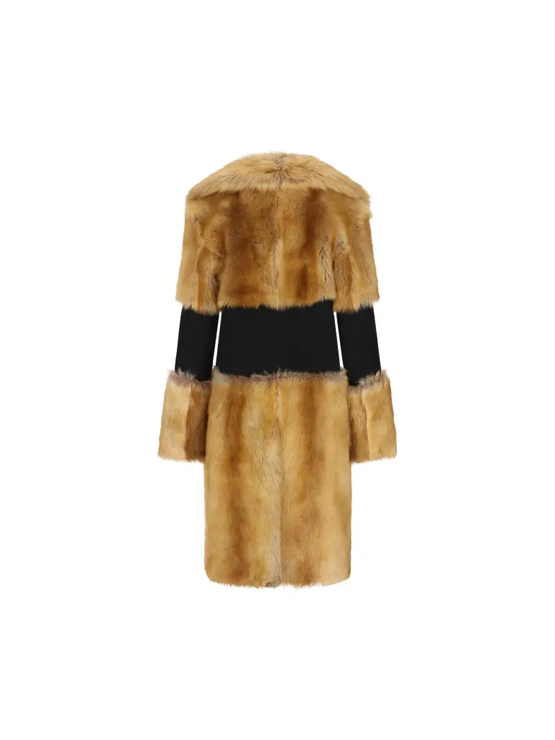 Cappotto In Shearling MARRONE miniatura 2