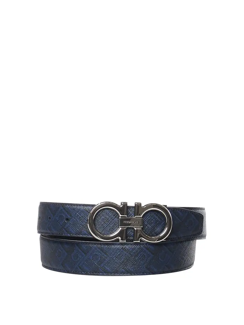 Cintura Gancini Blu scuro