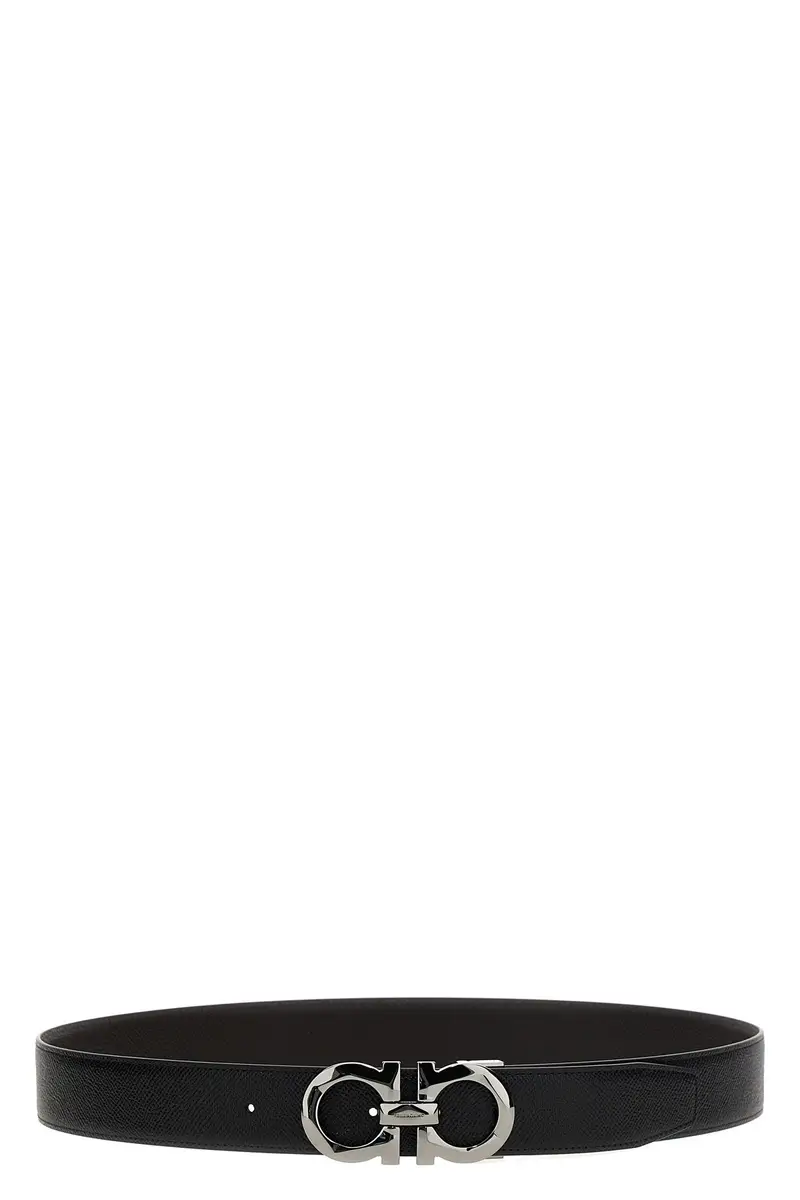 Cintura Reversibile Gancini Multi