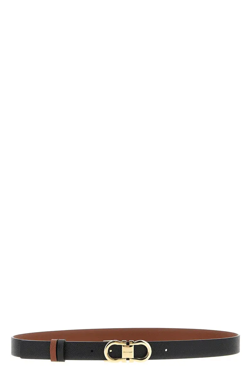 Cintura Reversibile Gancini Multi