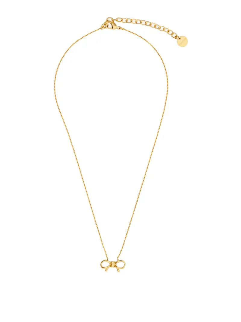 Collana con ciondolo a fiocco Oro