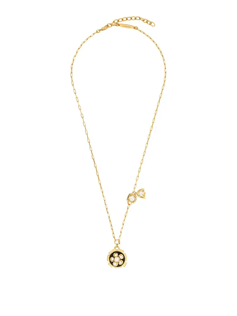 Collana con ciondolo Fiore Oro
