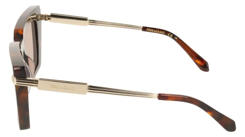 Ferragamo Occhiali da sole Donna Marrone 4198346 miniatura 3