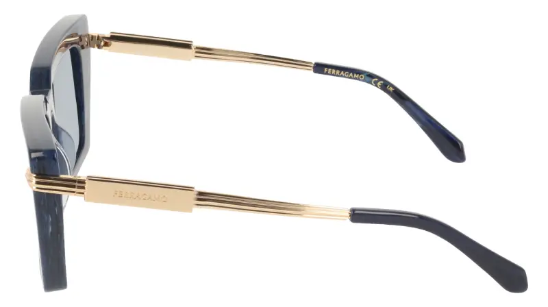 Ferragamo Occhiali da sole Donna Blu 4198102 miniatura 3