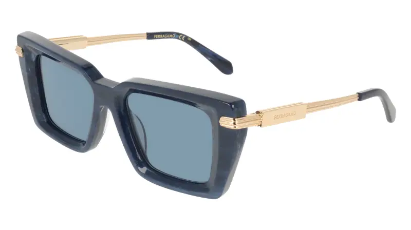 Ferragamo Occhiali da sole Donna Blu 4198102