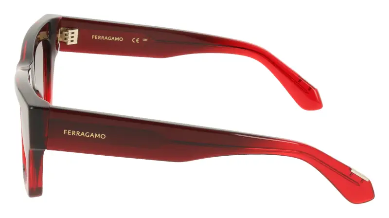 Ferragamo Occhiali da sole Donna Rosso 4311949 miniatura 3