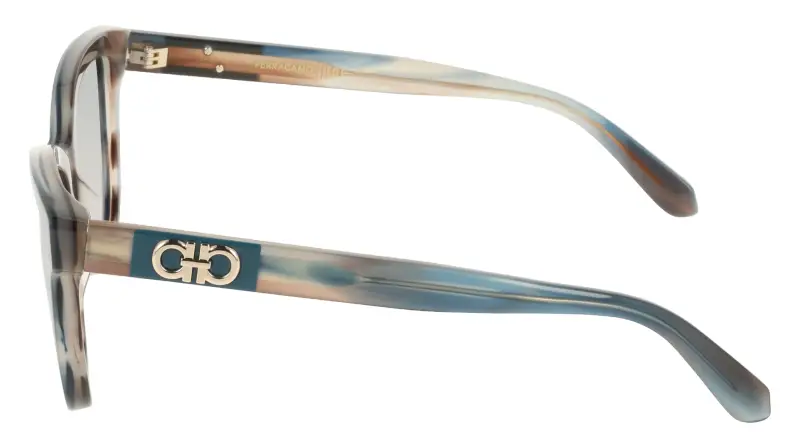 Ferragamo Occhiali da sole Donna Blu 4198422 miniatura 3