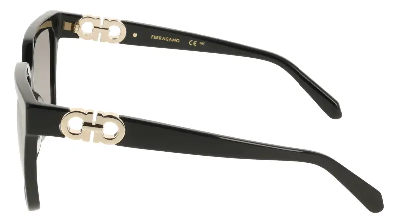 Ferragamo Occhiali da sole Donna Nero 4198574 miniatura 3