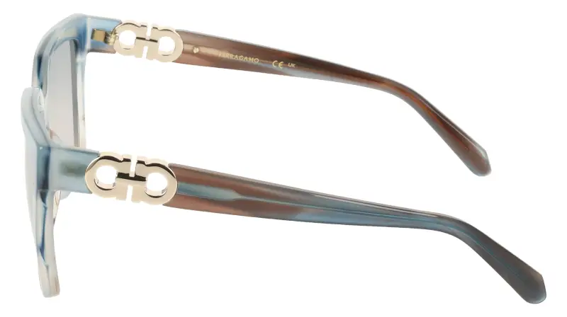 Ferragamo Occhiali da sole Donna Blu 4198425 miniatura 3